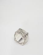 Asos Tomboy Chain Ring - Silver