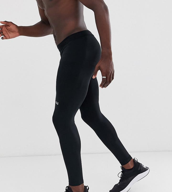 Asos 4505 Tall Running Tights With Quick Dry In Black