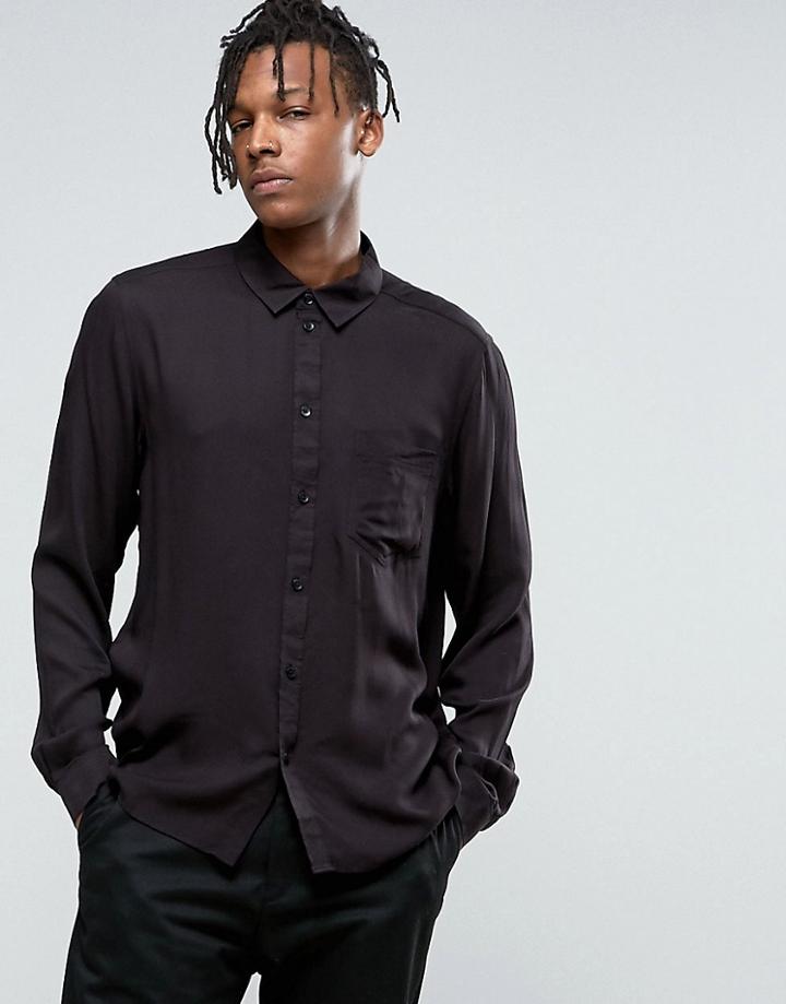 Weekday Piper Shirt - Black