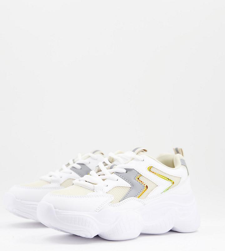 Truffle Collection Scrunchie Flatform Mule Sandals In Beige-yellow