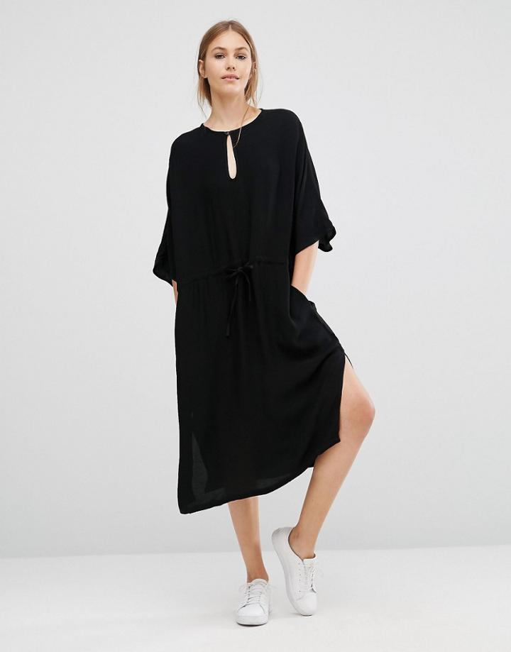 Just Female Ruchi Midi Dress - Black