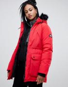 Penfield Kirby Parka Coat - Red