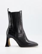 Asos Design Radius Premium Leather Boots-black