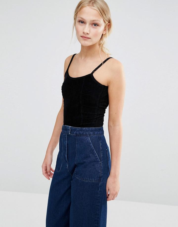 Uncivilised Swimmer Cami Body - Black