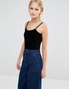 Uncivilised Swimmer Cami Body - Black
