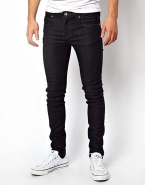 Dr Denim Jeans Snap Skinny In Blue Raw - Blue