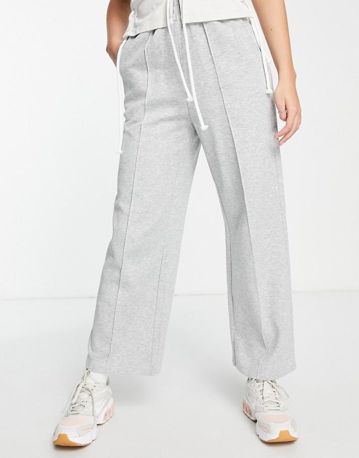 Urban Revivo Wide Leg Pants In Gray