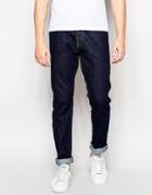 New Look Slim Fit Jeans In Rinse Wash - Navy
