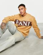 Karl Kani Retro Knitted Sweater In Sand-neutral