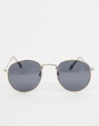 7x Round Glasses Copper Frame - Gold