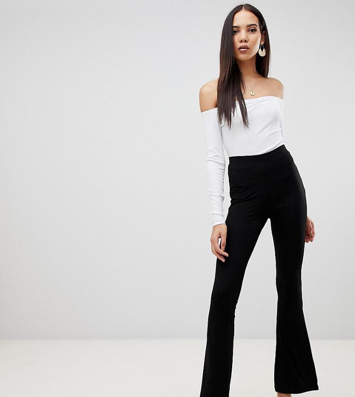 Asos Design Tall Basic Kick Flare Leggings-black