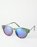 Trip Round Sunglasses - Green