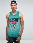 Maui Riptide Print Tank - Green
