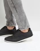 Call It Spring Shysie Lace Up Shoes In Black - Black
