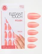 Elegant Touch Polishes False Nails - Stiletto Peach - Peach
