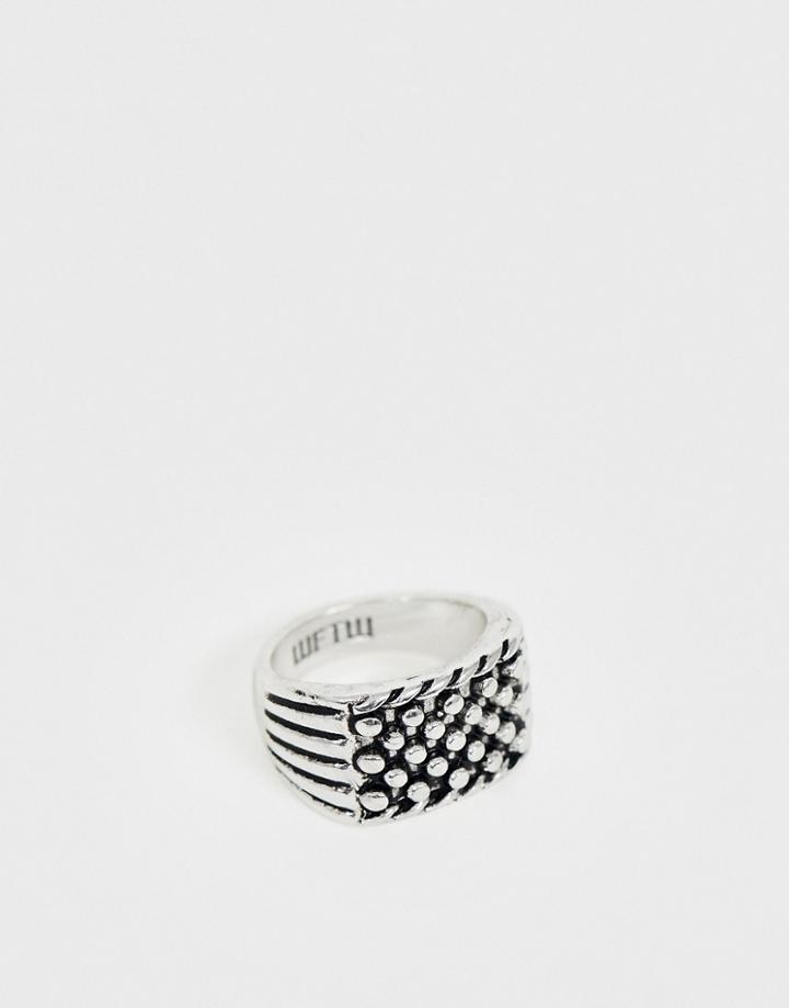 Wftw Engraved Keepsake Ring In Silver - Silver