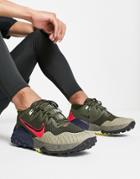 Nike Trail Running Wildhorse 7 Sneakers In Cargo Khaki-green