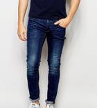G-star Beraw Jeans 3301-a Super Slim Fit Mid Wash - Blue