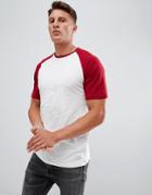 Only & Sons Raglan Sleeve T-shirt - Red