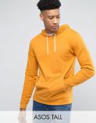 Asos Tall Hoodie In Yellow - Yellow