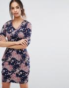 Poppy Lux Floral Shift Dress - Multi