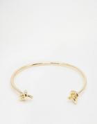 Monki Knotted Bangle - Gold