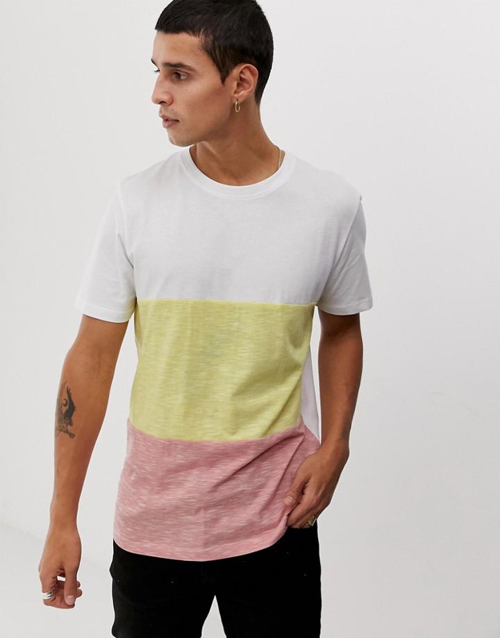 Jack & Jones Originals Color Block T-shirt - White