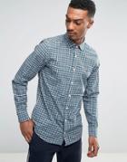 Tommy Hilfiger Finny Check Shirt Slim Fit In Blue - Blue