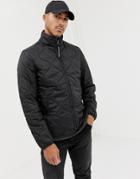G-star Edla Ripstop Quilted Jacket In Black - Black