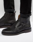 Aldo Armley Monk Boots - Black