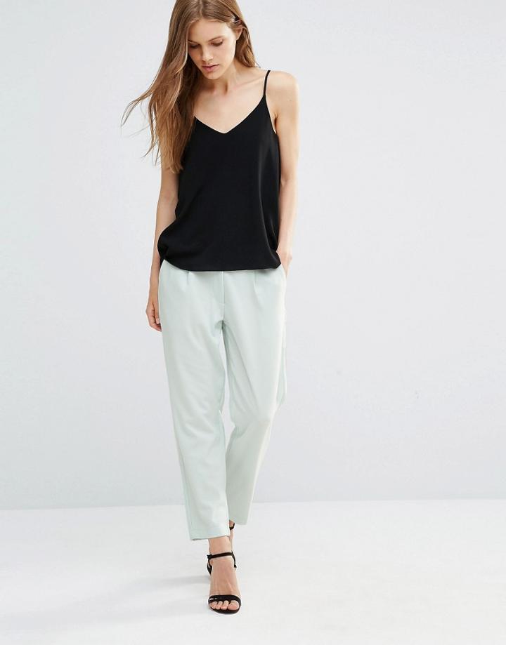 Minimum Fia Cropped Pants - Green