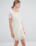 Vero Moda Lace Midi Dress - White