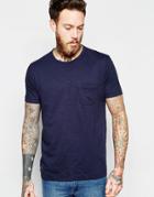 Ymc T-shirt With Pocket In Navy - Navy