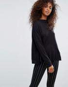 Only Long Sleeve Sweater - Black