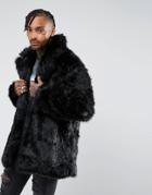 The New County Faux Fur Jacket - Black