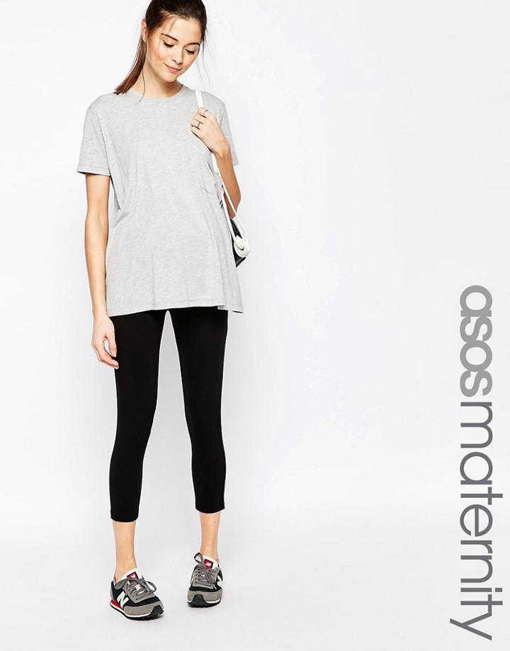 Asos Maternity Cropped Legging - Black