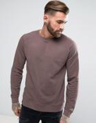 Asos Sweatshirt In Brown - Brown