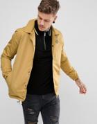 Hype Coach Jacket In Mustard - Yellow