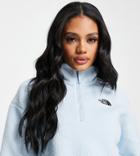 The North Face Sherpa Cropped Fleece In Light Blue - Exclusive To Asos