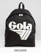 Gola Exclusive Classic Backpack In Black And White - Black