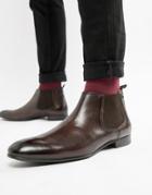 Base London Croft Chelsea Boots In Brown - Brown
