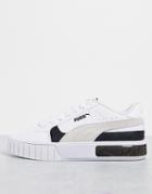 Puma Cali Star Sneakers In White And Black