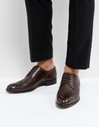 Dune Wing Tip Shoes Brown Leather - Brown