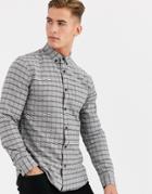 New Look Shirt In Gray Check