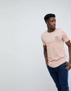 Only & Sons T-shirt With Chest Branding - Pink