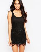 Walter Baker Hailey Embellished Dress - Black