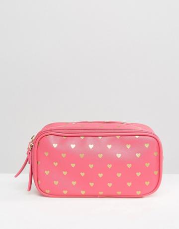 Bombay Duck Cosmetics Compartment Case - Pink