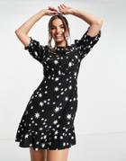 Nobody's Child Serena Star Print Mini Dress In Black