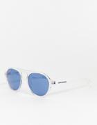 Calvin Klein Jeans Ckj19502s Round Sunglasses-clear