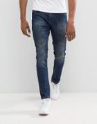 Brooklyn Supply Co Slim Jeans Authentic Indigo Wash - Blue
